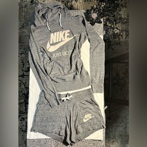 Nike Hoodie & Shorts Set